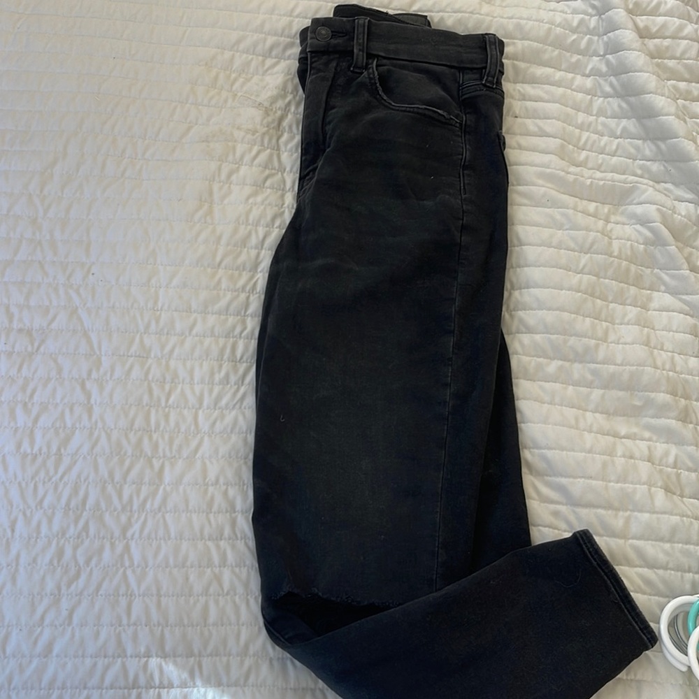 Black American eagle skinny jeans